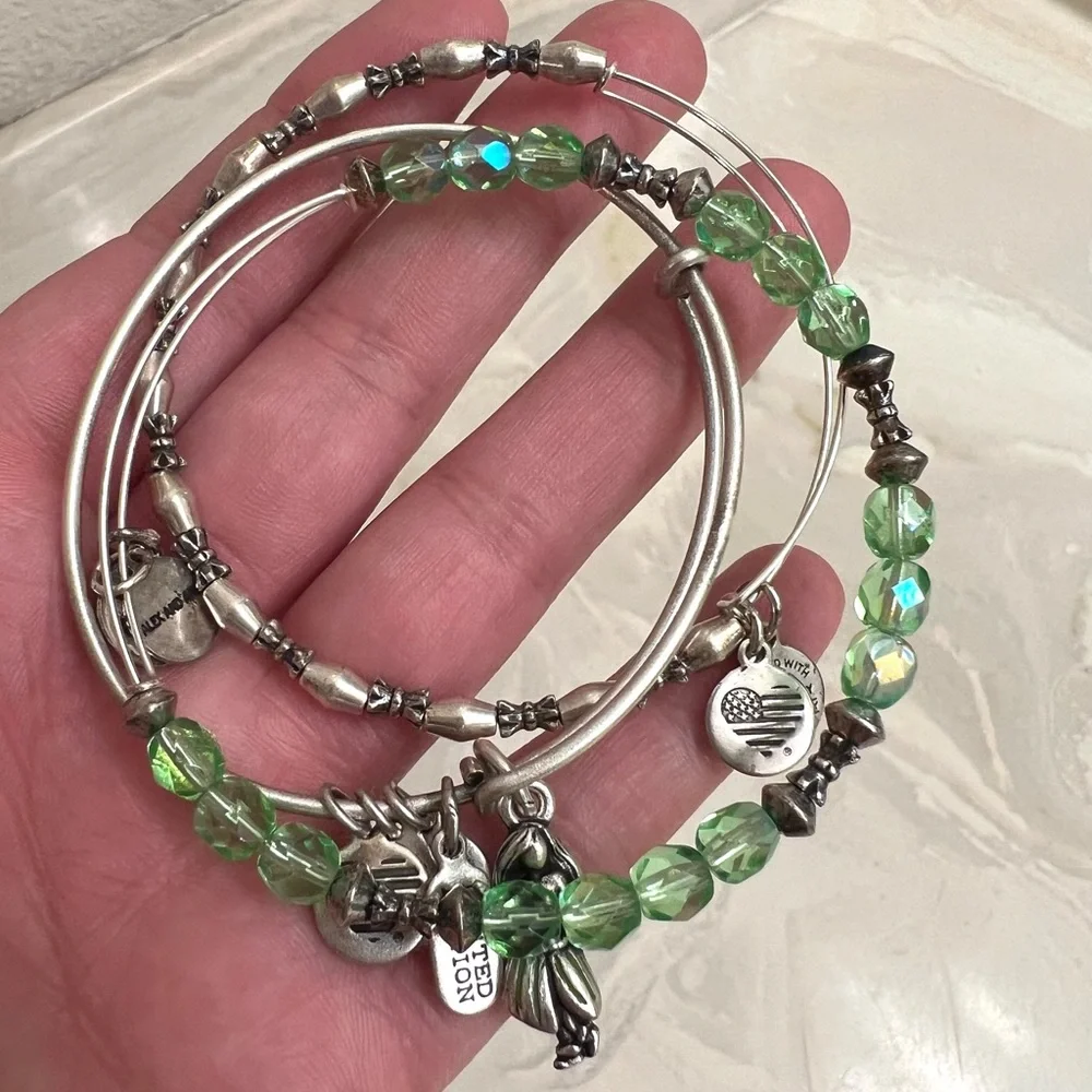 Alex and Ani hula Hawaii bracelet set - Picture 3 of 4
